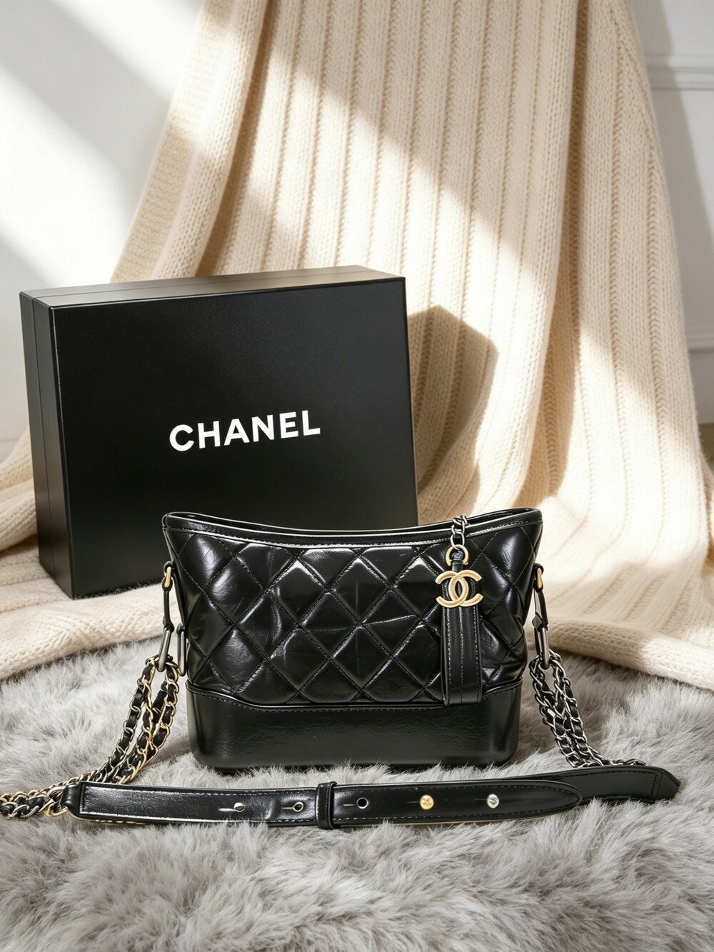 Chanel Gabrielle Small in Quilted